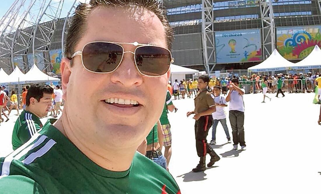 Mientras varias familias fueron afectadas por una deslave por las intensas lluvias, Sánchez Guevara viajó a Brasil para ver el mundial (ARCHIVO EL UNIVERSAL)