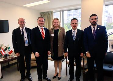 Se reúnen Luis Videgaray y la Ministra Karin Kneissl de Austria