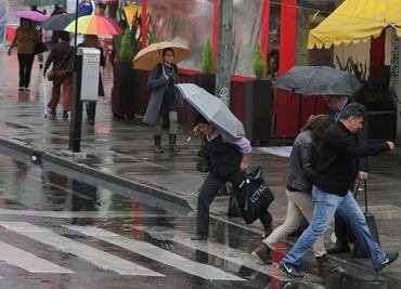 Se registra lluvia en 3 delegaciones; es intensa en GAM