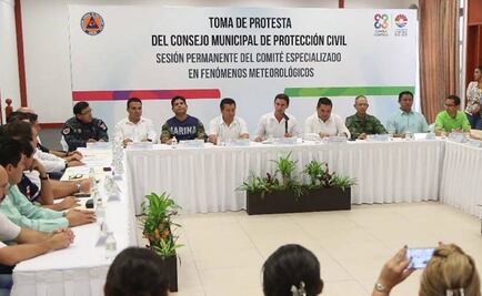 Rinde protesta Consejo de Protección Civil de Cancún