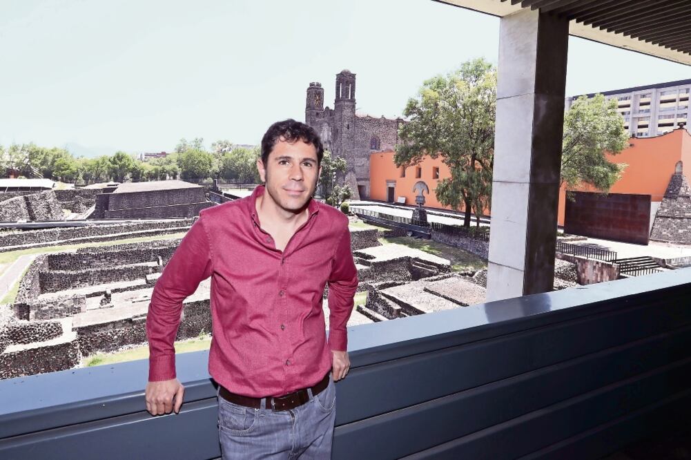 Ander Azpiri, subdirector académico del Centro Culturan Universitario Tlateloco, informó que el cerebro digital será de consulta abierta y gratuita (BERENICE FREGOSO. EL UNIVERSAL)