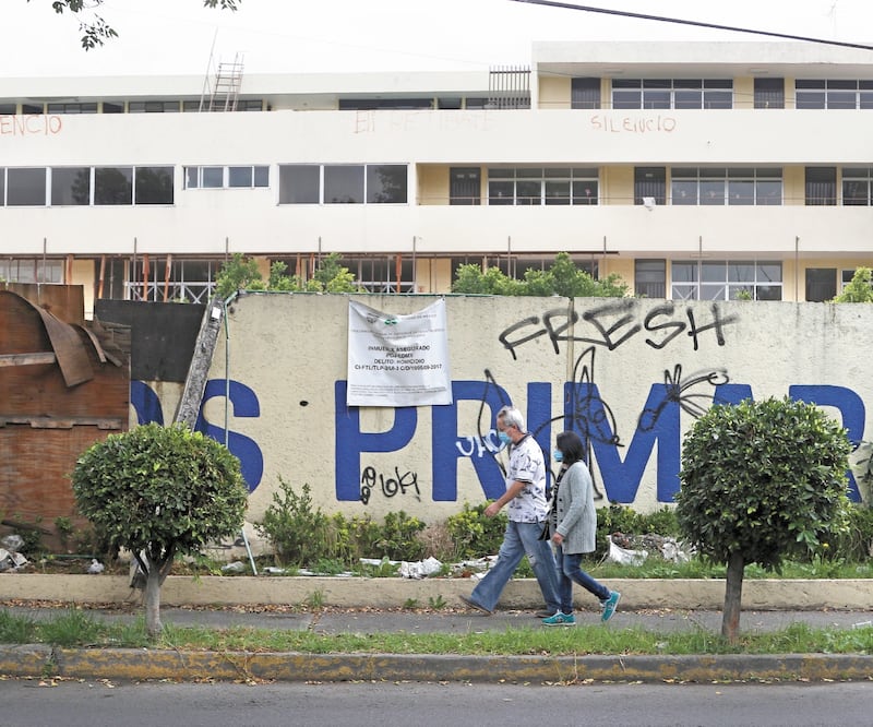 Familiares de las víctimas del Rébs amen seguirá n una carpeta de la FGR contra funcionarios de la SEP. Foto: CARLOS MEJÍA. EL UNIVERSAL