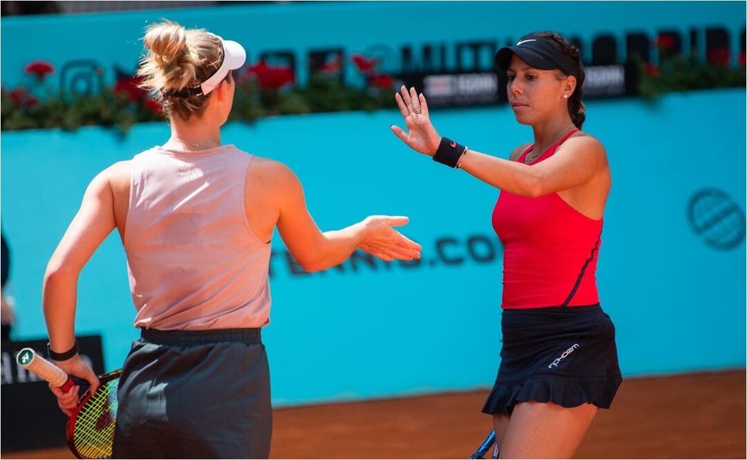 Giuliana Olmos y Gabriela Dabrowski a la final de dobles del WTA Masters 1000 de Roma - FOTO: @GabyDabrowski