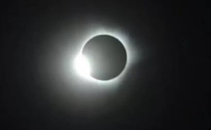Así se observó el eclipse total de sol