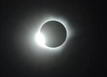 Así se observó el eclipse total de sol