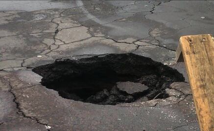 CDMX registra más de 300 socavones en últimos 5 años