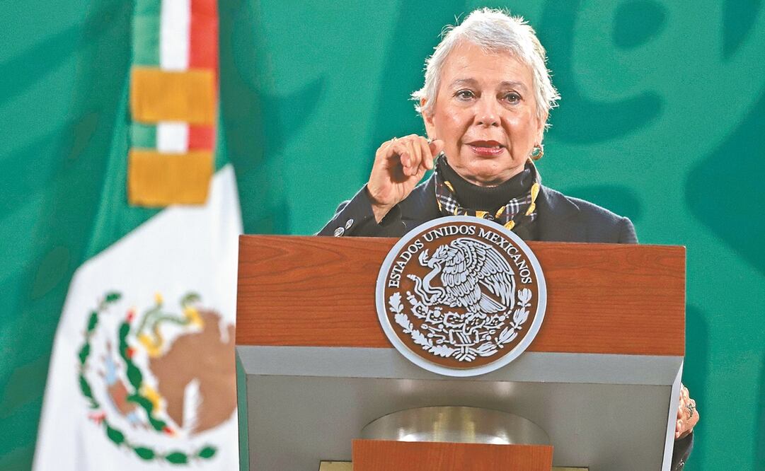 Olga Sánchez Cordero, titular de Gobernación, celebró que las mexicanas están ganando espacios en temas de política. Foto: Berenice Fregoso. EL UNIVERSAL