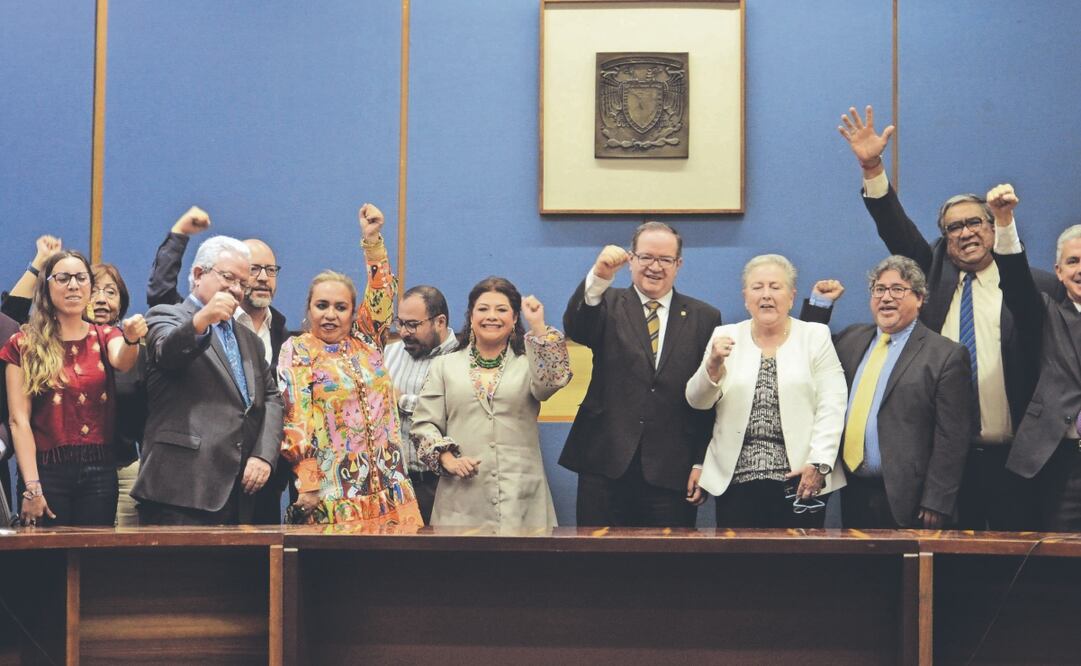 La jefa de Gobierno, Clara Brugada, y el rector de la UNAM, Leonardo Lomelí, destacaron la colaboración. Foto Especial