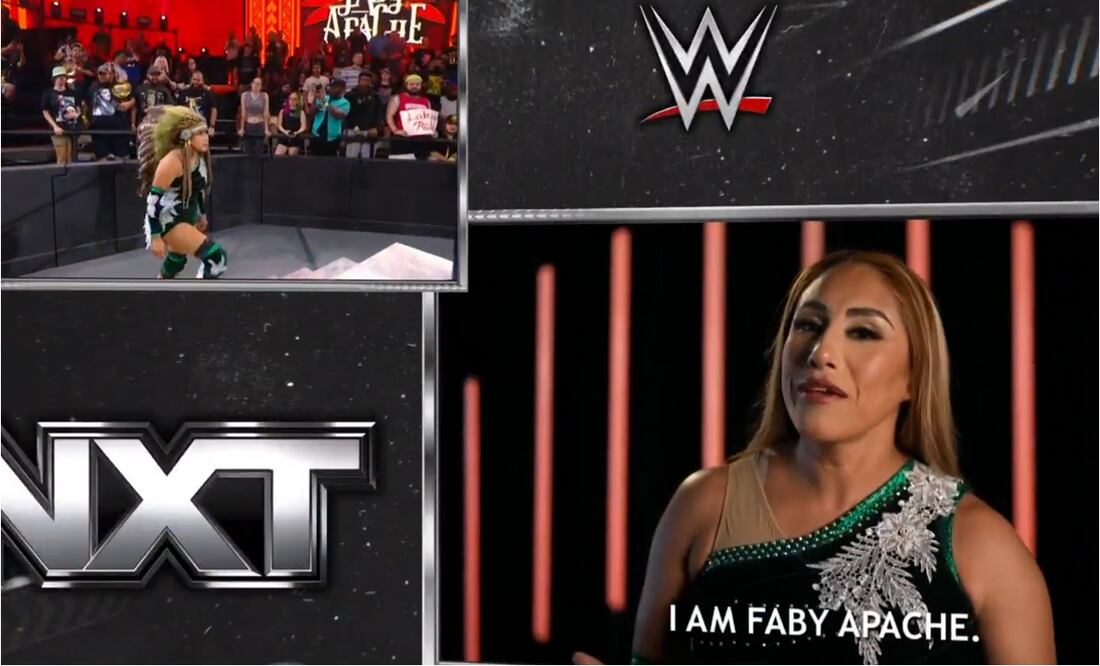 FOTO: ESPECIAL - Faby Apache, estrella mexicana de la lucha libre, debutó en la WWE