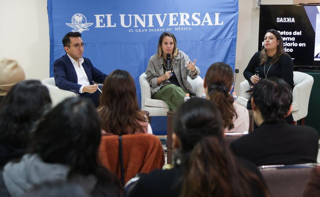 Saskia Niño de Rivera en un evento con suscriptores de EL UNIVERSAL   |   FOTO: CARLOS MEJIA/ EL UNIVERSAL