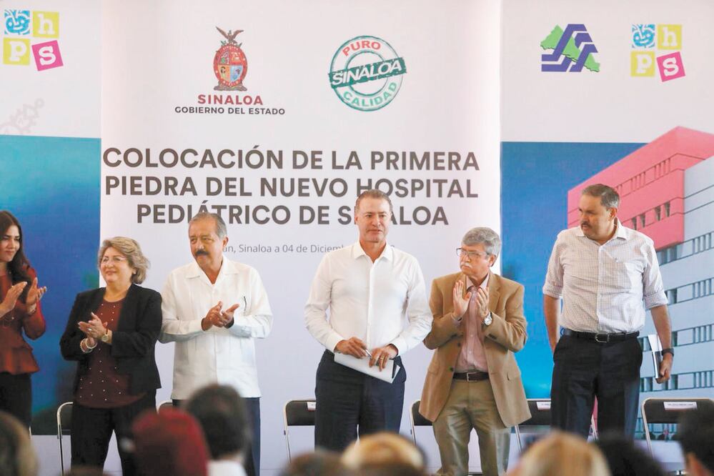 El gobernador de Sinaloa, Quirino Ordaz Coppel, colocó la primera piedra del Hospital Pediátrico de Sinaloa, en el cual también se brindará atención médica a niños de estados vecinos. (Archivo/El Universal)