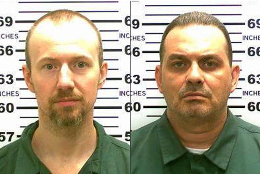 David Sweat, de 34 años, cumplía una sentencia a cadena perpetua por el asesinato en 2002 de un policía. Richard Matt, de 48, fue sentenciado a 25 años por matar y descuartizar a su exjefe en 1997 Foto: Reuters