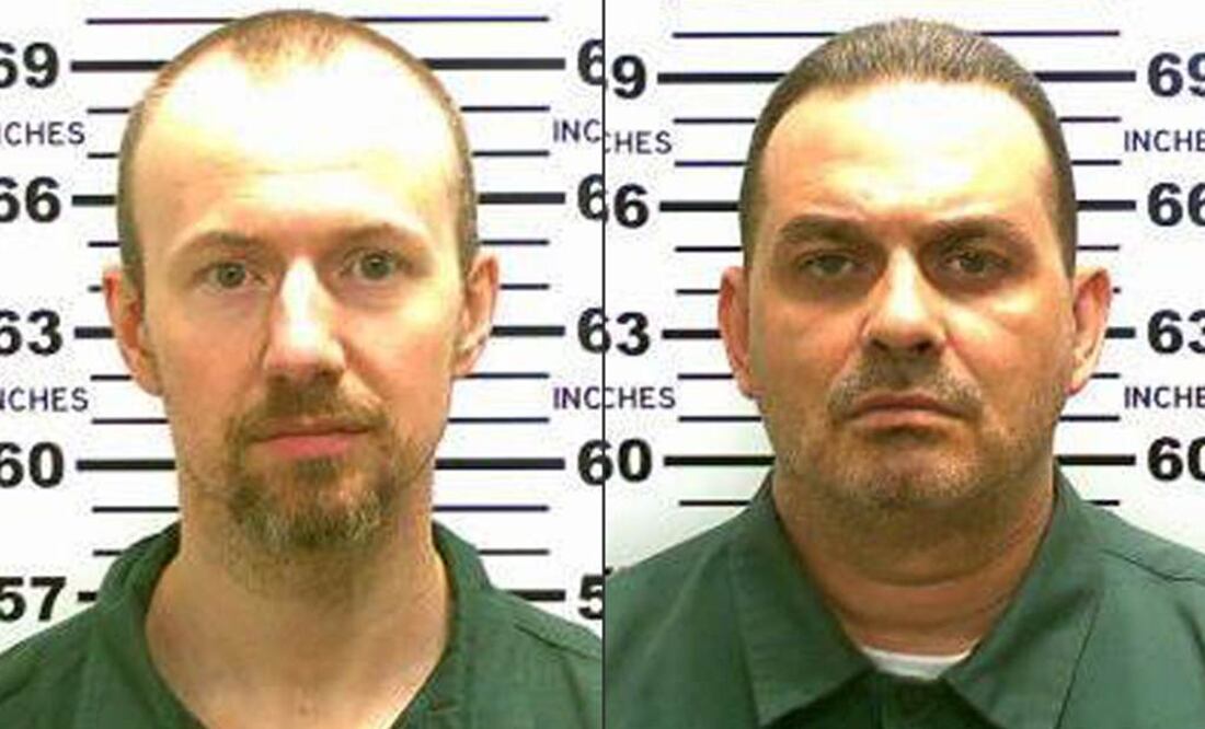 David Sweat, de 34 años, cumplía una sentencia a cadena perpetua por el asesinato en 2002 de un policía. Richard Matt, de 48, fue sentenciado a 25 años por matar y descuartizar a su exjefe en 1997 Foto: Reuters