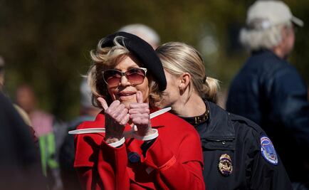 Jane Fonda es arrestada otra vez por protesta