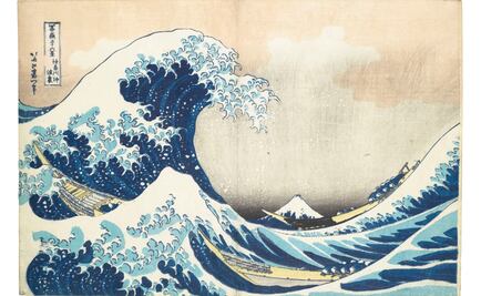 A subasta, "La gran ola" de Hokusai