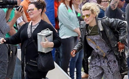 Filtran imágenes del rodaje de 'Cazafantasmas'