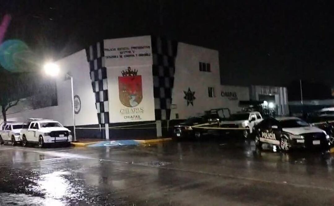 Un grupo criminal lanzó un artefacto explosivo a las instalaciones de la Secretaría de Seguridad y Participación Ciudadana (SSyPC) del sector V, provocando solo daños materiales. FOTO: Especial