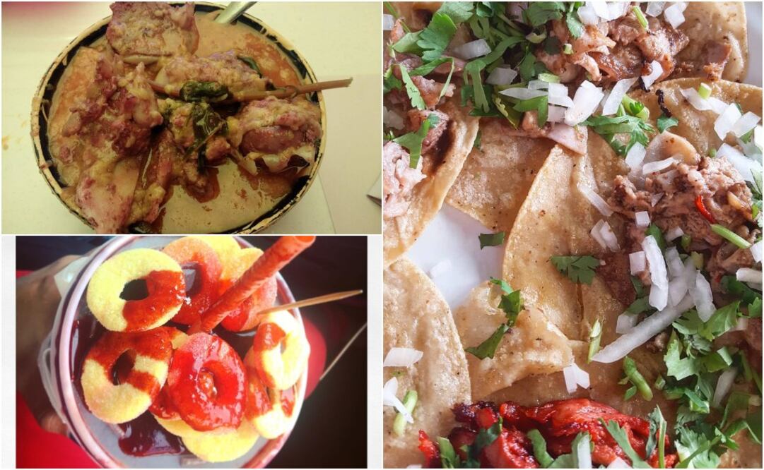 En Tepito puedes dar todo un recorrido por sus locales y puestos de comida que te derriten la boca. (Foto: Instagram/Jad Diaz/sandirry/Diego Barrera)