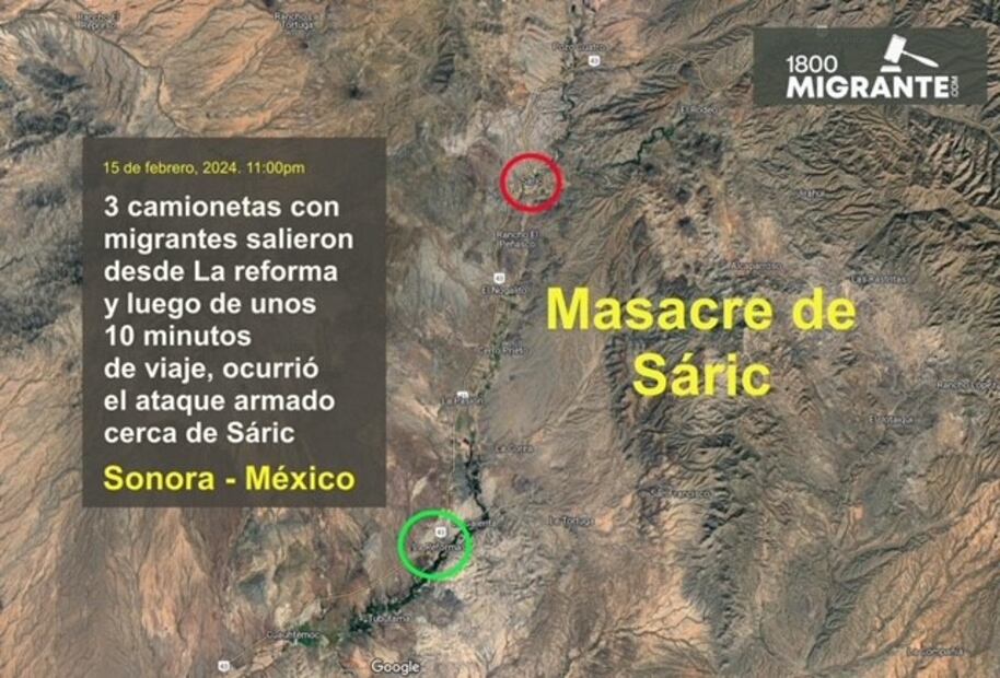 Ataque a migrantes. Foto: Especial