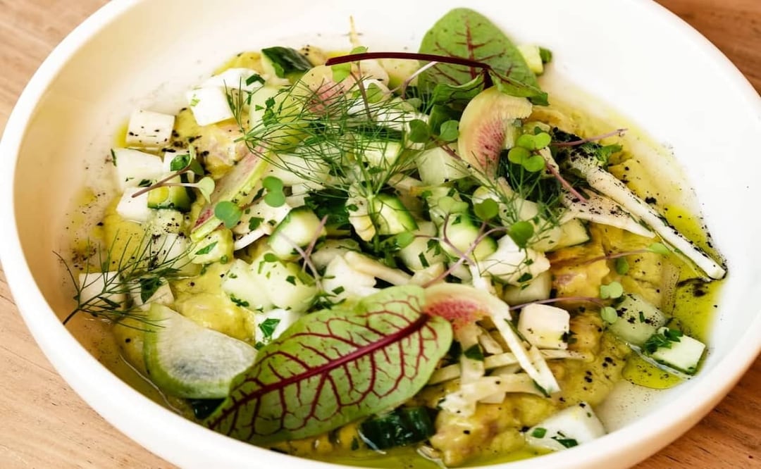 Ceviche verde de Parcela. Foto: Parcela / IG.