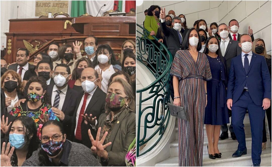 En la sesión solemne del Congreso local prevaleció el mensaje de unidad y el dejar a un lado los desacuerdos políticos. Graciela López. CUARTOSCURO y ESPECIAL