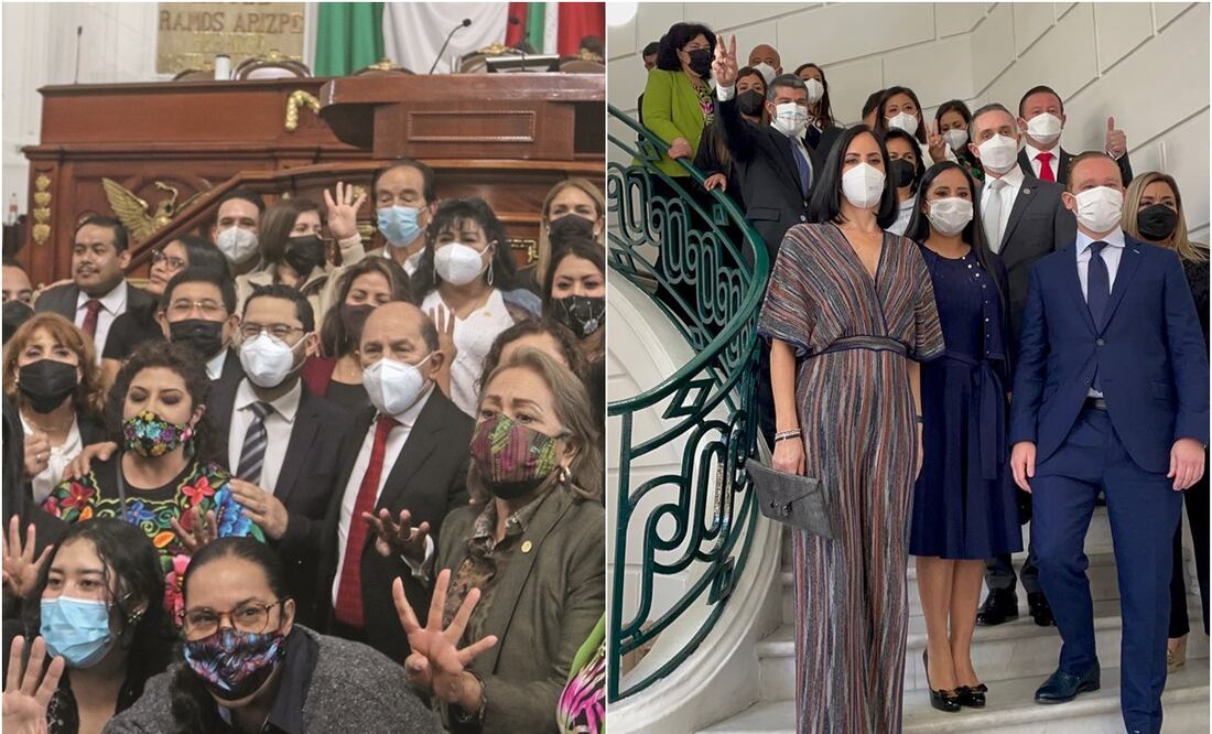 En la sesión solemne del Congreso local prevaleció el mensaje de unidad y el dejar a un lado los desacuerdos políticos. Graciela López. CUARTOSCURO y ESPECIAL