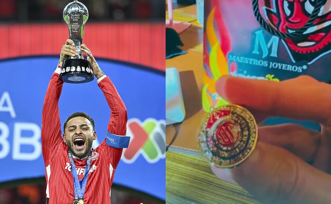 Alexis Vega regala lujoso anillo de campeón a sus compañeros del Toluca / Foto: Imago7/ Especial