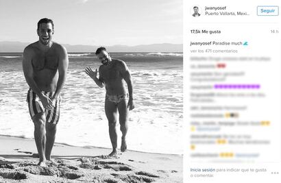 Ricky Martin y su novio disfrutan de las playas mexicanas 