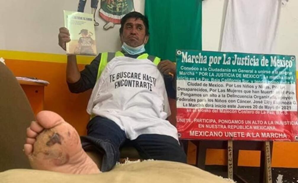 Desaparece José Eloy, marchaba a la CDMX para exigir justicia por la desaparición de su hijo