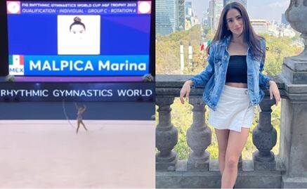 ¡Orgullo mexicano! Marina Malpica pasa a la final de la Copa del Mundo de Gimnasia Rítmica 