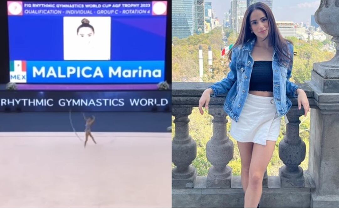 Marina Malpica pasa a la final de la Copa del Mundo de Gimnasia Rítmica - Foto: Especial