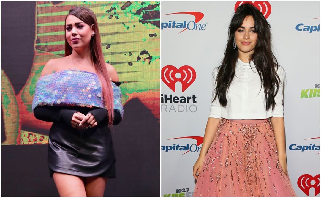 Danna Paola y Camila Cabello. Foto: Archivo