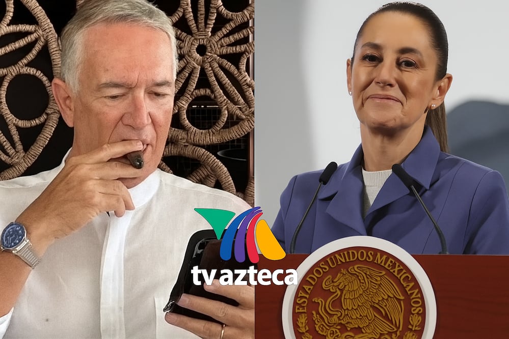 Salinas Pliego responde a Sheinbaum y acusa que el gobierno otorga publicidad oficial solo a medios que se someten. Foto: Carlos Mejía / EL UNIVERSAL y redes