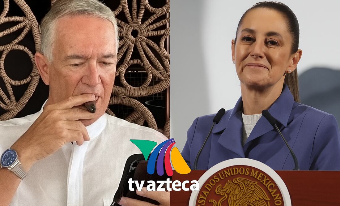 Salinas Pliego responde a Sheinbaum y acusa que el gobierno otorga publicidad oficial solo a medios que se someten. Foto: Carlos Mejía / EL UNIVERSAL y redes