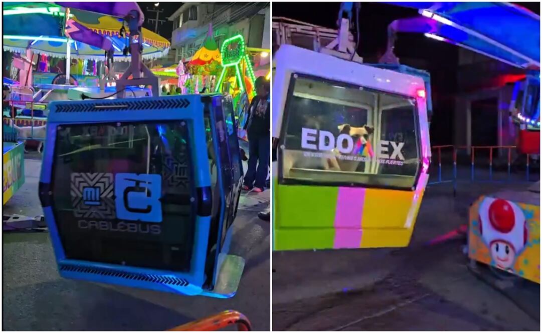 Cablebús y Mexicable protagonizan juego de feria y video se viraliza