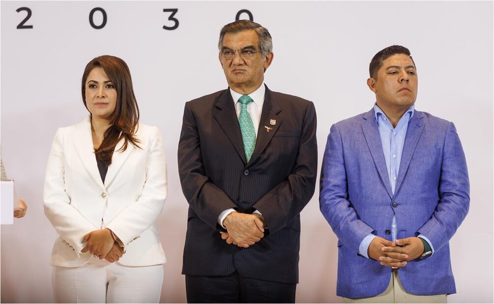 María Teresa Jiménez, Américo Villarreal Y Ricardo Gallardo. Foto: Yaretzy M. Osnaya/EL UNIVERSAL