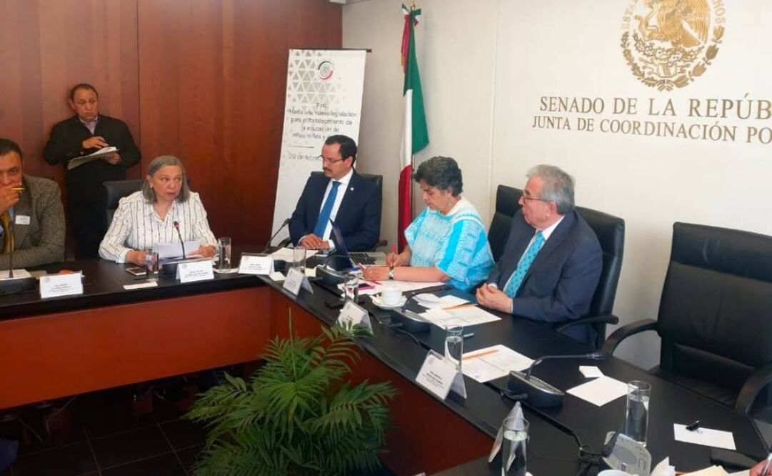 Participa la consejera Sylvia Schmelkes en el foro "Hacia una nueva legislación para el fortalecimiento de la educación de niñas, niños y jóvenes" que realiza la Comisión de Educación del Senado (Foto: Twitter / @INEEmx)