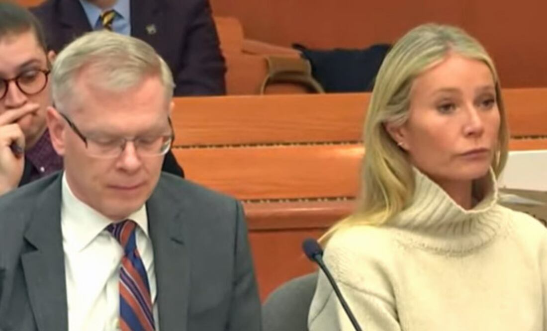 La ganadora del Oscar Gwyneth Paltrow es llevada a juicio acusada de lesionar a un hombre mientras esquiaba "fuera de control". Foto: Captura.