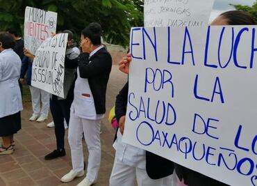 Trabajadores de Salud de Oaxaca se van a paro de labores; exigen asignación de plazas