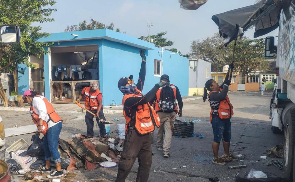 Recolectan 150 toneladas de residuos del puerto de Veracruz (25/01/2026). Foto: Especial