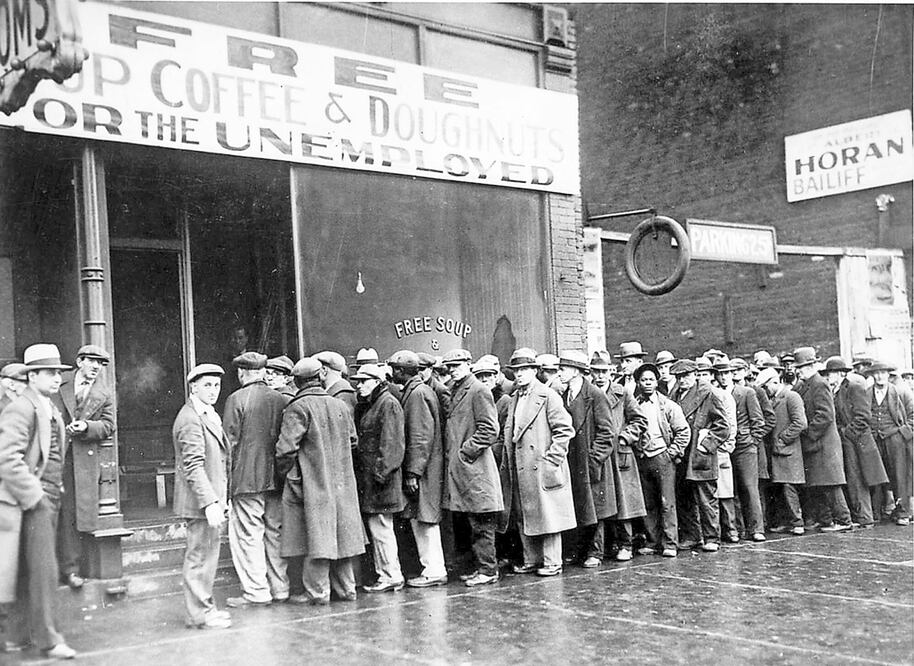 Para 1932 la población en Estados Unidos sumaba casi 125 millones de habitantes, 32%, 40 millones estaban desempleados, se indica. Foto: Mundoantiguo.net