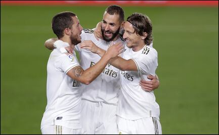 Real Madrid goleó al Valencia en el Alfredo Di Stefano