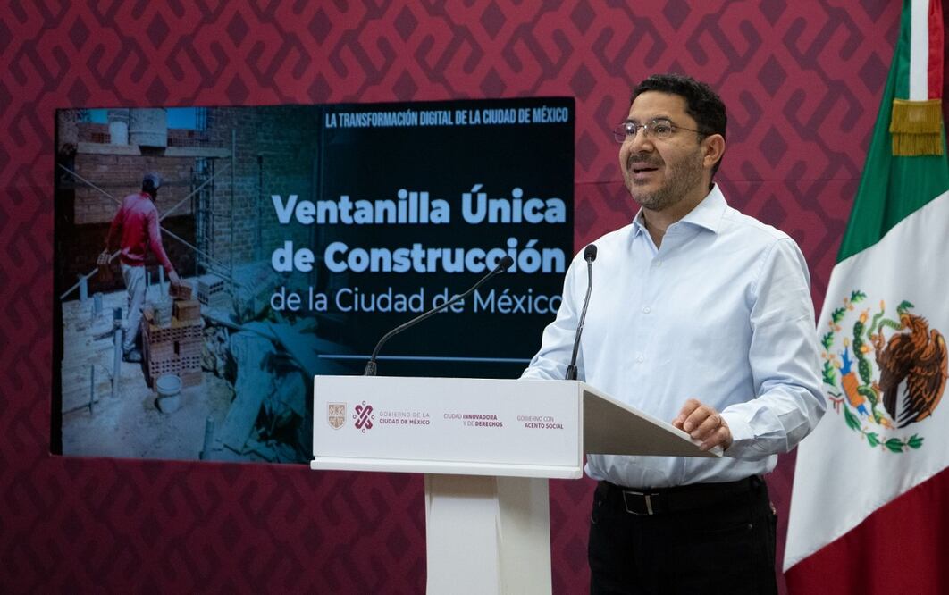 Martí Batres anuncia ventanilla única de construcción en CDMX. Foto Especial