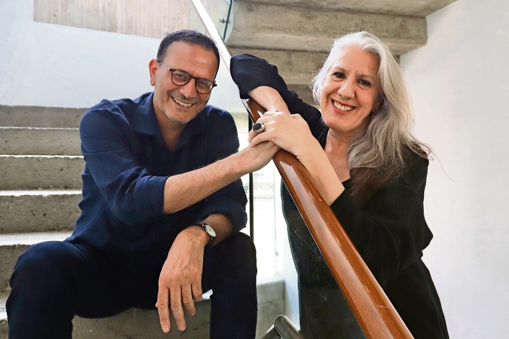 María Pagés y su pareja, El Arbi El Harti, trabajan juntos en la Fundación, el Centro Coreográfico y la Compañía que llevan el nombre de la coreógrafa. 
 Foto: Berenice Fregoso / El universal