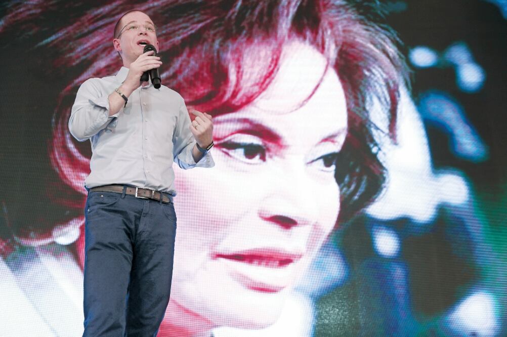 Ricardo Anaya dijo que AMLO está dispuesto a hacer equipo con los familiares de Elba Esther Gordillo y eso demuestra su desesperación. (ALEJANDRA LEYVA. EL UNIVERSAL)