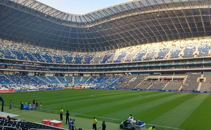 Afición de Rayados prepara mosaico al estilo europeo