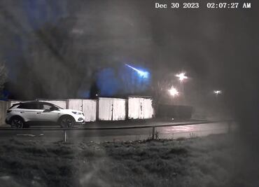 VIDEO: ¡Deslumbrante! Meteorito ilumina parte de Inglaterra