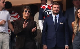 David Beckam y Tom Cruise firman playera del América en inauguración del Mundial 2026