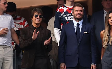 David Beckam y Tom Cruise firman playera del América en inauguración del Mundial 2026