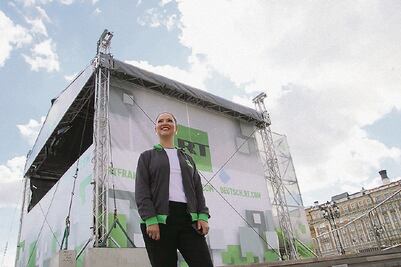 La reportera mexicana que cubre el Mundial para un medio ruso